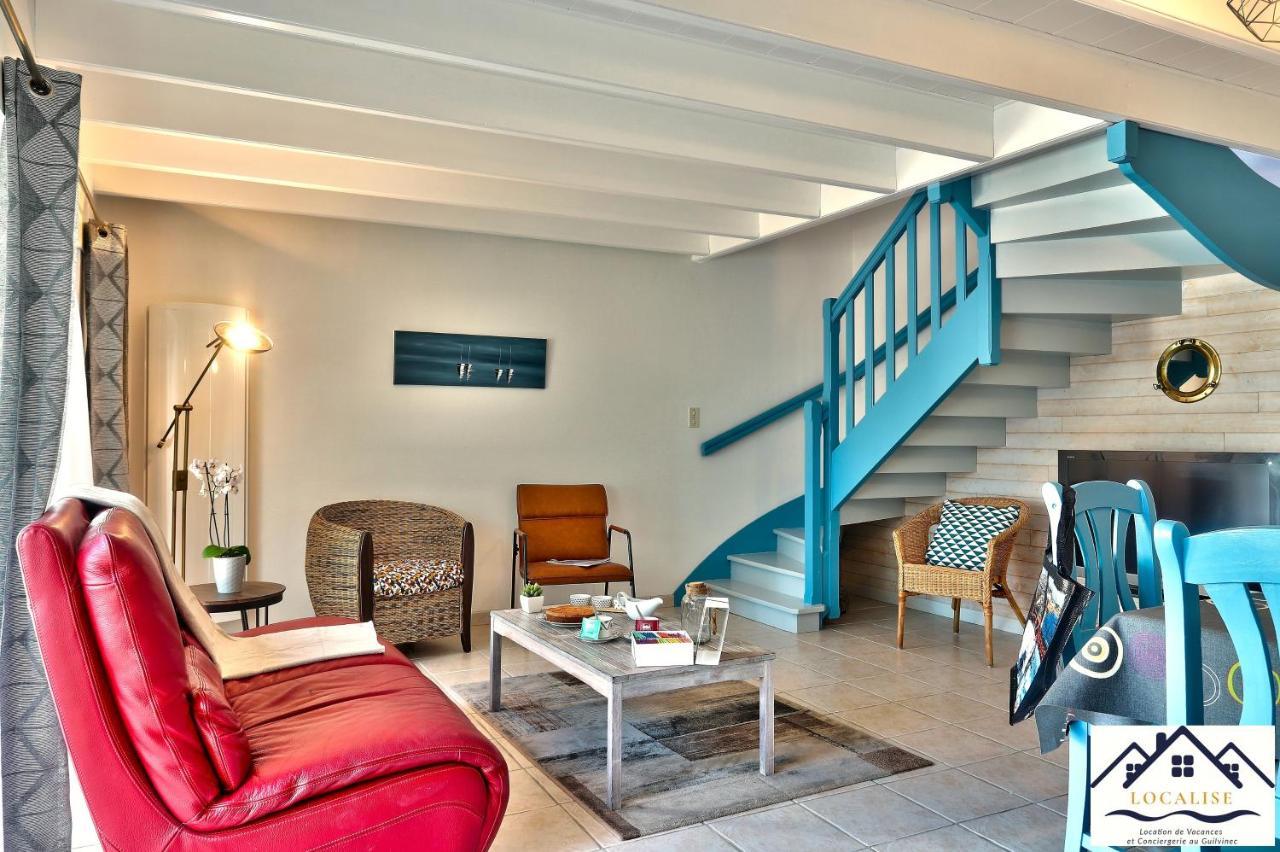 LocaLise - La Maison du pêcheur au Guilvinec - Chambres vue mer - A 20m de la mer située à la pointe de Men Meur - Tout à pied, plage, port, centre, commerces, marché - Wifi inclus - Linge de lit inclus - Jardin clos - En option , ménage et serviette Extérieur photo