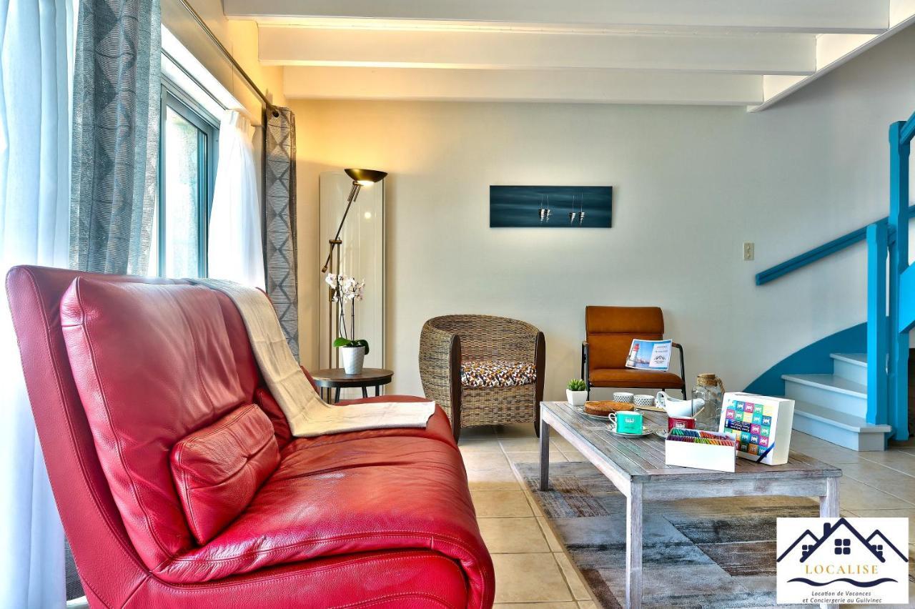 LocaLise - La Maison du pêcheur au Guilvinec - Chambres vue mer - A 20m de la mer située à la pointe de Men Meur - Tout à pied, plage, port, centre, commerces, marché - Wifi inclus - Linge de lit inclus - Jardin clos - En option , ménage et serviette Extérieur photo