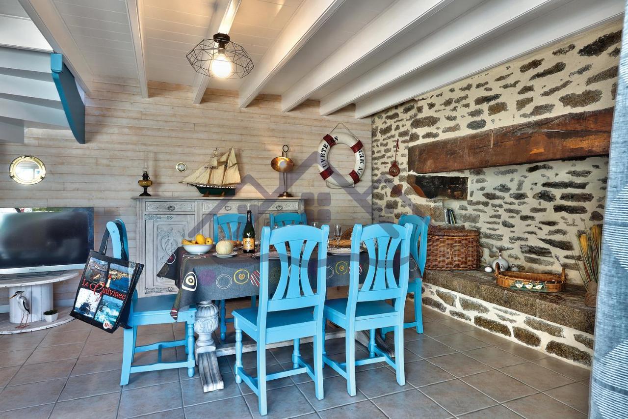 LocaLise - La Maison du pêcheur au Guilvinec - Chambres vue mer - A 20m de la mer située à la pointe de Men Meur - Tout à pied, plage, port, centre, commerces, marché - Wifi inclus - Linge de lit inclus - Jardin clos - En option , ménage et serviette Extérieur photo