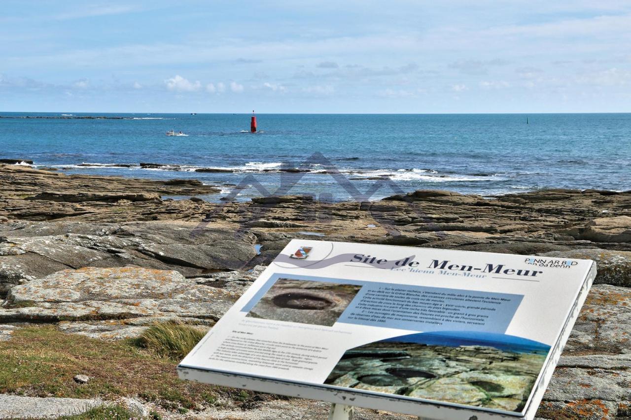 LocaLise - La Maison du pêcheur au Guilvinec - Chambres vue mer - A 20m de la mer située à la pointe de Men Meur - Tout à pied, plage, port, centre, commerces, marché - Wifi inclus - Linge de lit inclus - Jardin clos - En option , ménage et serviette Extérieur photo